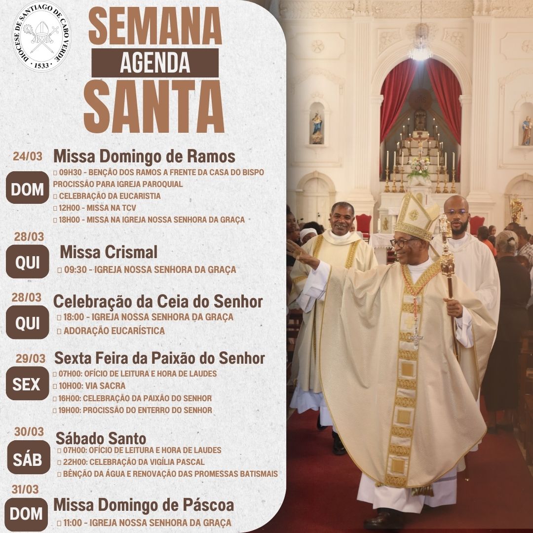 Programação da Semana Santa