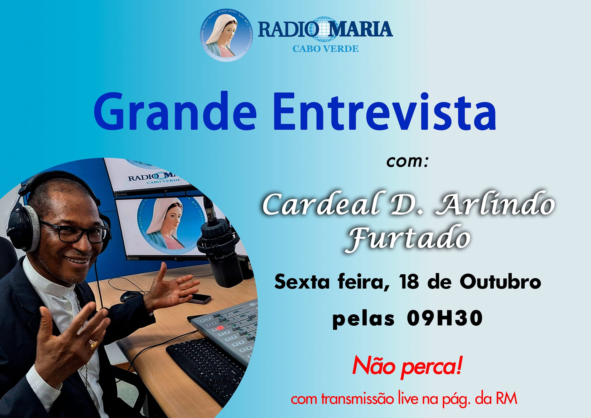 grande entrevista na radio maria