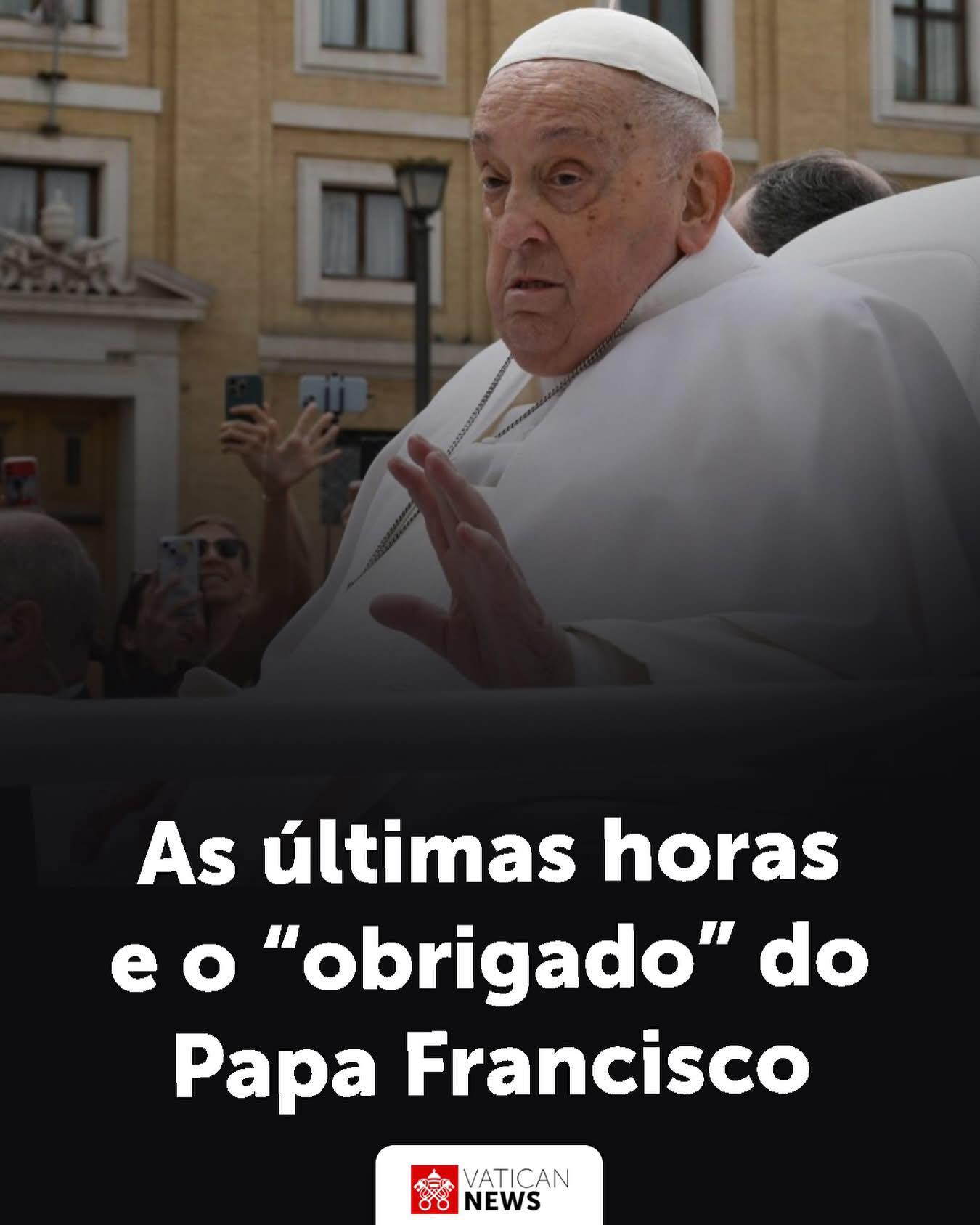 obrigado papa
